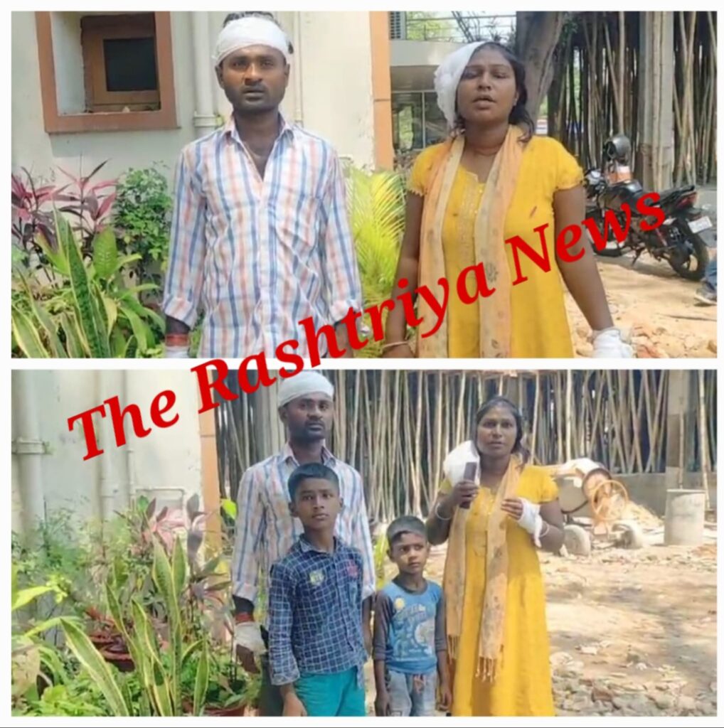 जमीन विवाद में पड़ोसियों ने पति पत्नी को चाकू से मारकर किया घायल न्याय की गुहार लेकर पहुंची एसएसपी के पास।