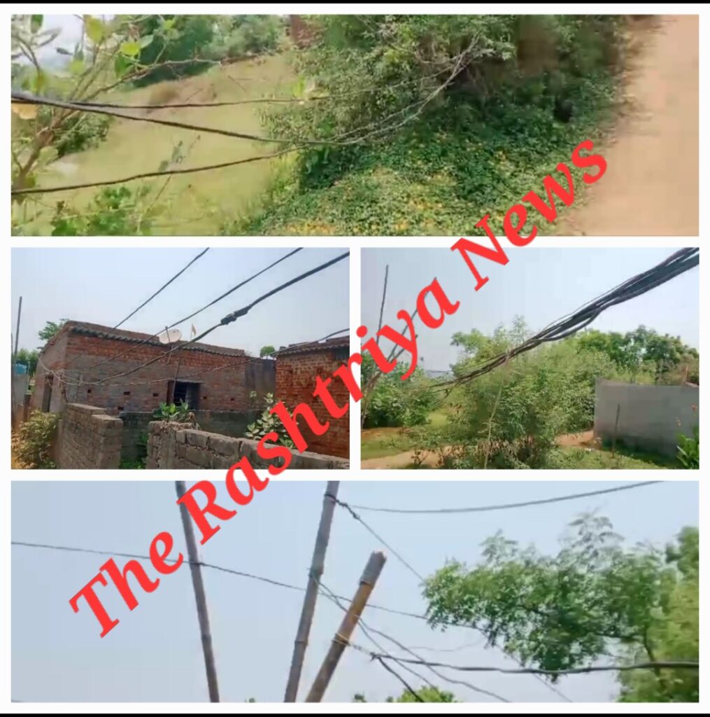 दुर्घटना को दावत देता नामोटोला में बिजली का तार,पोल है तो तार नही,तार है तो पोल नही।
