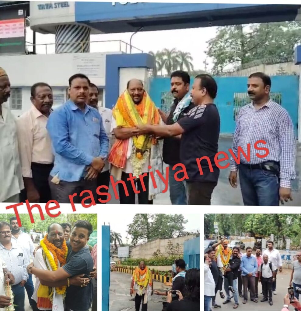 ट्यूब डिवीजन के कर्मी सह वॉलीबॉल टीम के कप्तान विजय कुमार हुए रिटायर, कर्मियों ने दी गाजे बाजे के साथ विदाई।