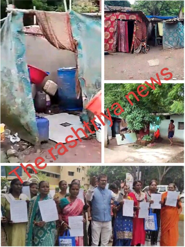 60 वर्ष बाद भी 100 परिवार वाले बिस्टूपुर राममंदिर बस्ती में नही है बिजली,पानी और शौचालय।