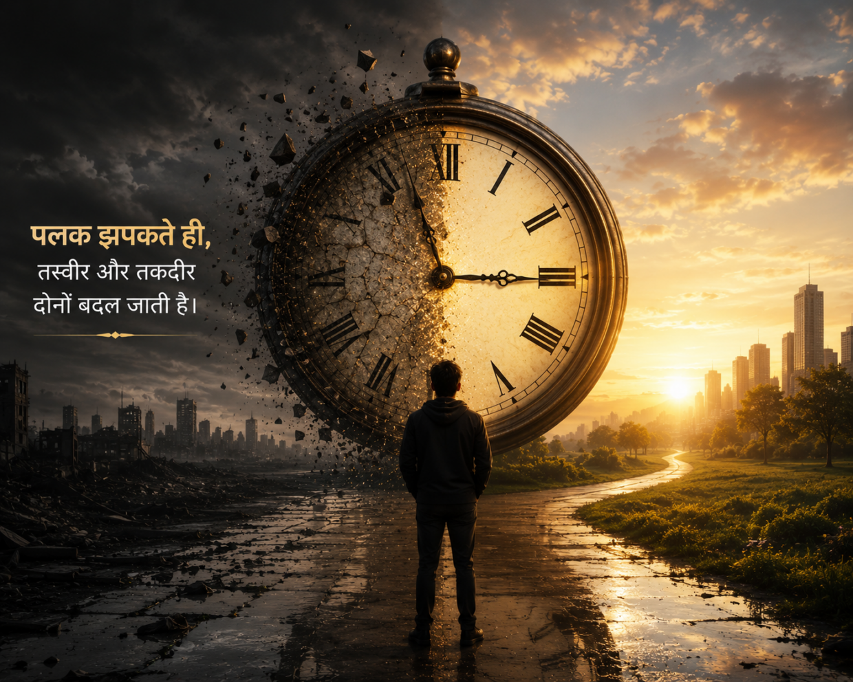 चौकीय नहीं जनाब पलक झपकते ही, तस्वीर और तकदीर दोनों बदल जाती है।