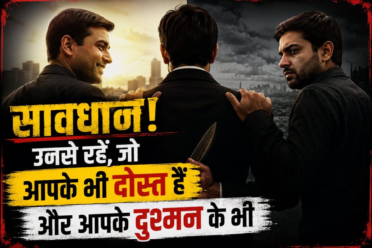 सावधान! उनसे रहें, जो आपके भी दोस्त हैं और आपके दुश्मन के भी