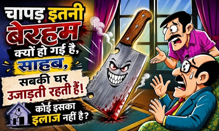 चापड़ इतनी बेरहम क्यों हो गई है “साहब” सबकी घर उजाड़ती रहती हैं। कोई इसका इलाज नहीं है।?